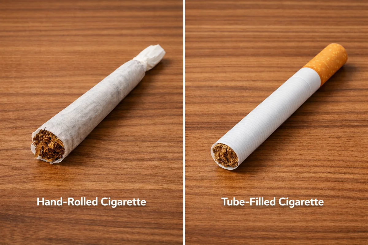 Diferencia entre tabaco para liar y entubar